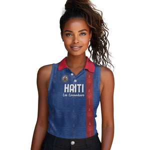 Haiti Football Women Sleeveless Polo Shirt Nou Retounen Anko 1974-2026