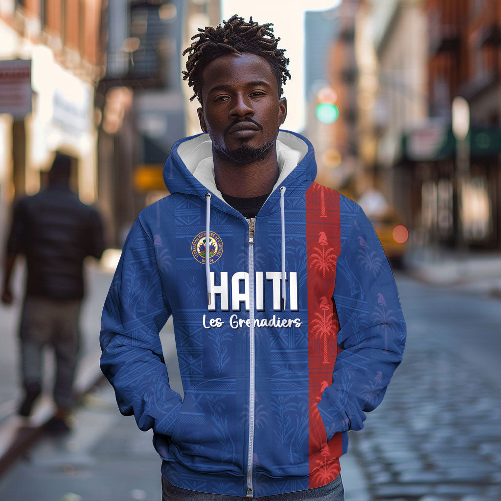 Haiti Football Zip Hoodie Nou Retounen Anko 1974-2026