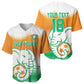 Custom Ivory Coast Football Baseball Jersey Proud Elephant Fan Edition