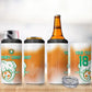 Custom Ivory Coast Football 4 in 1 Can Cooler Tumbler Proud Elephant Fan Edition