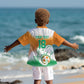 Custom Ivory Coast Football Kid Hawaiian Shirt Proud Elephant Fan Edition