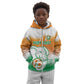 Custom Ivory Coast Football Kid Hoodie Proud Elephant Fan Edition