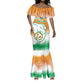 Custom Ivory Coast Football Mermaid Dress Proud Elephant Fan Edition