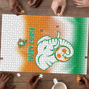 Ivory Coast Football Puzzle Proud Elephant Fan Edition