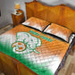 Ivory Coast Football Quilt Bed Set Proud Elephant Fan Edition