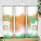 Custom Ivory Coast Football Skinny Tumbler Proud Elephant Fan Edition