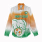 Custom Ivory Coast Football Women Casual Shirt Proud Elephant Fan Edition