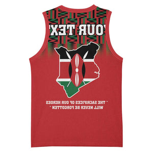 Personalized Afro Kenya Mashujaa Day Basketball Jersey Mzee Jomo Kenyatta With Coat Of Arms - African Pride