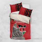 Personalized Afro Kenya Mashujaa Day Bedding Set Mzee Jomo Kenyatta With Coat Of Arms