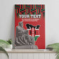 Personalized Afro Kenya Mashujaa Day Canvas Wall Art Mzee Jomo Kenyatta With Coat Of Arms