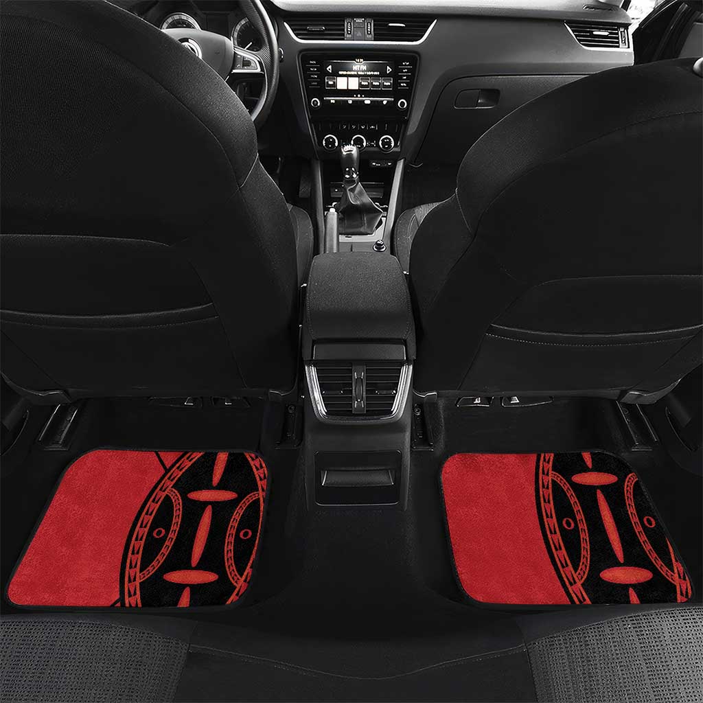 Personalized Afro Kenya Mashujaa Day Car Mats Mzee Jomo Kenyatta With Coat Of Arms