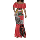 Personalized Afro Kenya Mashujaa Day Mermaid Dress Mzee Jomo Kenyatta With Coat Of Arms