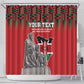 Personalized Afro Kenya Mashujaa Day Shower Curtain Mzee Jomo Kenyatta With Coat Of Arms