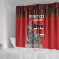 Personalized Afro Kenya Mashujaa Day Shower Curtain Mzee Jomo Kenyatta With Coat Of Arms