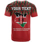 Personalized Afro Kenya Mashujaa Day T shirt Mzee Jomo Kenyatta With Coat Of Arms