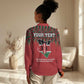 Personalized Afro Kenya Mashujaa Day Women Casual Shirt Mzee Jomo Kenyatta With Coat Of Arms LT18