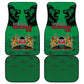 Afro Kenya National Heroes Day Car Mats Mashujaa With Lion Head And Coat Of Arms