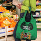 Afro Kenya National Heroes Day Grocery Bag Mashujaa With Lion Head And Coat Of Arms
