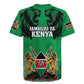 Afro Kenya National Heroes Day Rugby Jersey Mashujaa With Lion Head And Coat Of Arms