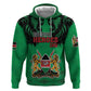 Afro Kenya National Heroes Day Zip Hoodie Mashujaa With Lion Head And Coat Of Arms
