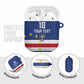 Cape Verde Football Go Champion Custom AirPods Case Sporty Style