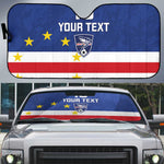 Cape Verde Football Go Champion Custom Auto Sun Shade Sporty Style