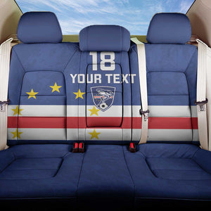 Cape Verde Football Go Champion Custom Back Car Seat Cover Sporty Style - African Pride