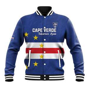 Cape Verde Football Go Champion Custom Baseball Jacket Sporty Style - African Pride