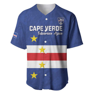 Cape Verde Football Go Champion Custom Baseball Jersey Sporty Style - African Pride