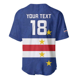 Cape Verde Football Go Champion Custom Baseball Jersey Sporty Style - African Pride