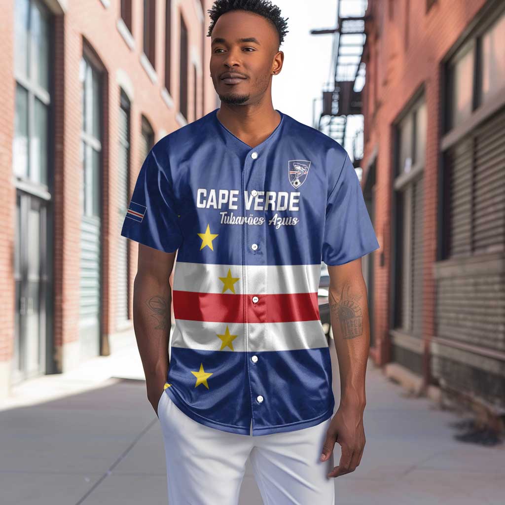 Cape Verde Football Go Champion Custom Baseball Jersey Sporty Style - African Pride