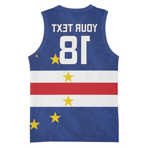 Cape Verde Football Go Champion Custom Basketball Jersey Sporty Style - African Pride