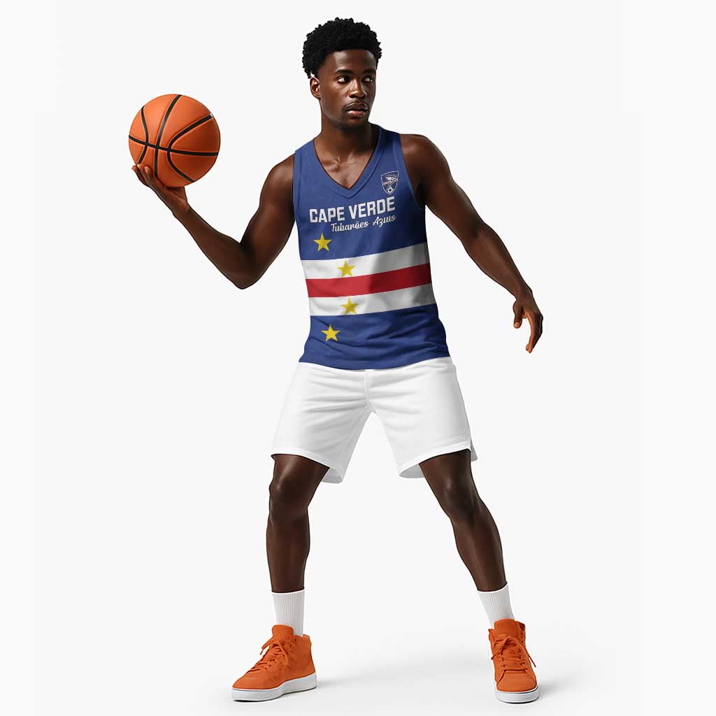Cape Verde Football Go Champion Custom Basketball Jersey Sporty Style - African Pride