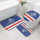 Cape Verde Football Go Champion Custom Bathroom Set Sporty Style