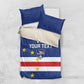 Cape Verde Football Go Champion Custom Bedding Set Sporty Style - African Pride