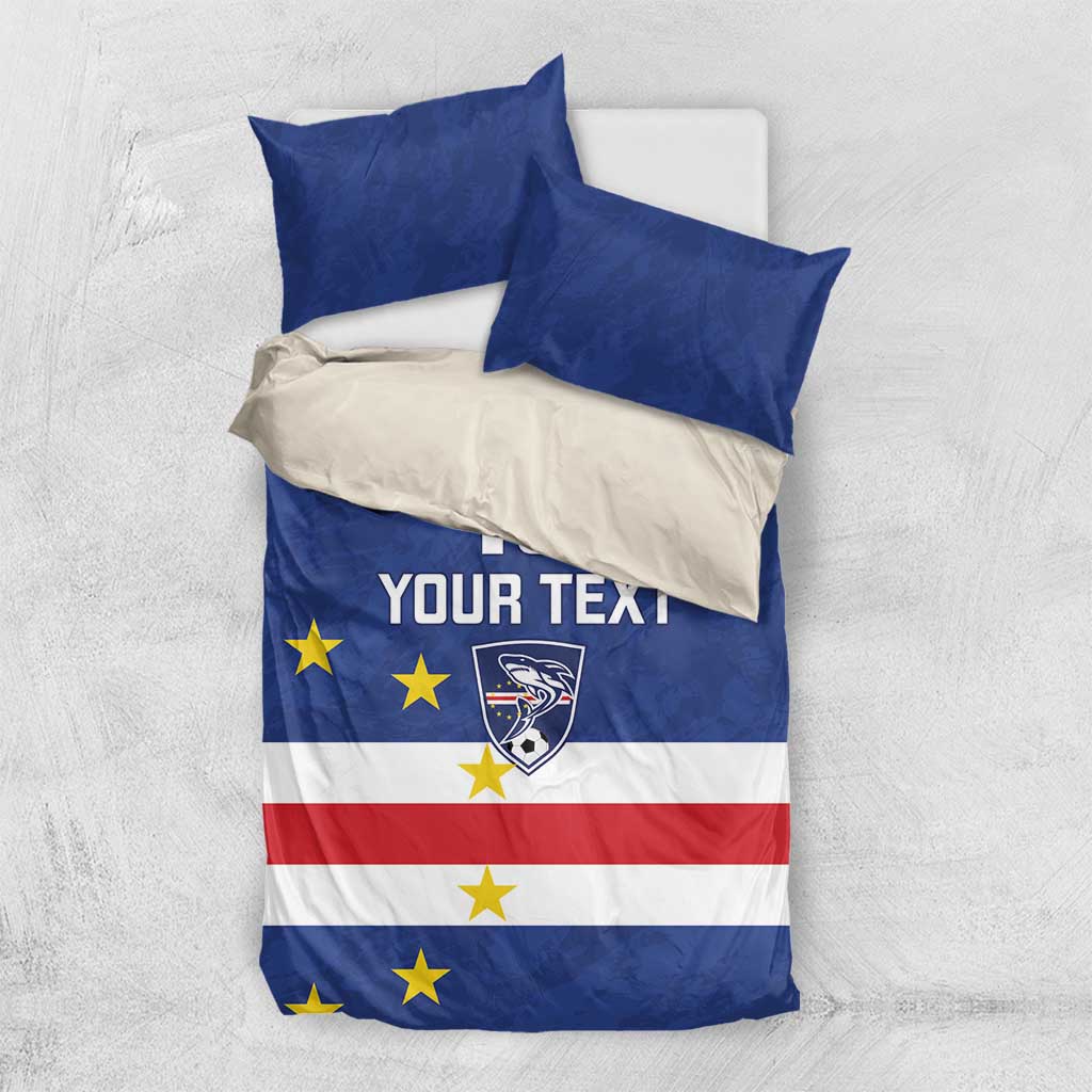 Cape Verde Football Go Champion Custom Bedding Set Sporty Style - African Pride