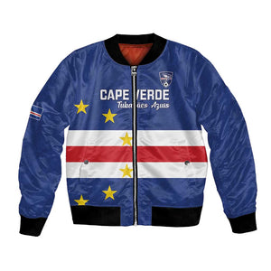 Cape Verde Football Go Champion Custom Bomber Jacket Sporty Style - African Pride
