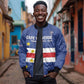 Cape Verde Football Go Champion Custom Bomber Jacket Sporty Style - African Pride