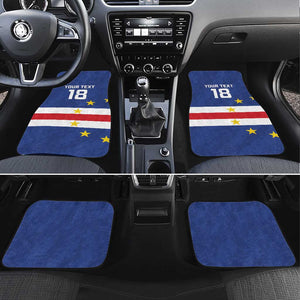 Cape Verde Football Go Champion Custom Car Mats Sporty Style - African Pride