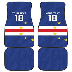 Cape Verde Football Go Champion Custom Car Mats Sporty Style - African Pride