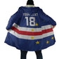 Cape Verde Football Go Champion Custom Cloak Sporty Style