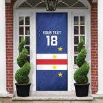 Cape Verde Football Go Champion Custom Door Cover Sporty Style