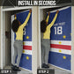 Cape Verde Football Go Champion Custom Door Cover Sporty Style