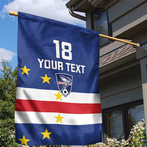 Cape Verde Football Go Champion Custom Garden Flag Sporty Style - African Pride