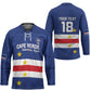 Cape Verde Football Go Champion Custom Hockey Jersey Sporty Style