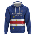 Cape Verde Football Go Champion Custom Hoodie Sporty Style - African Pride