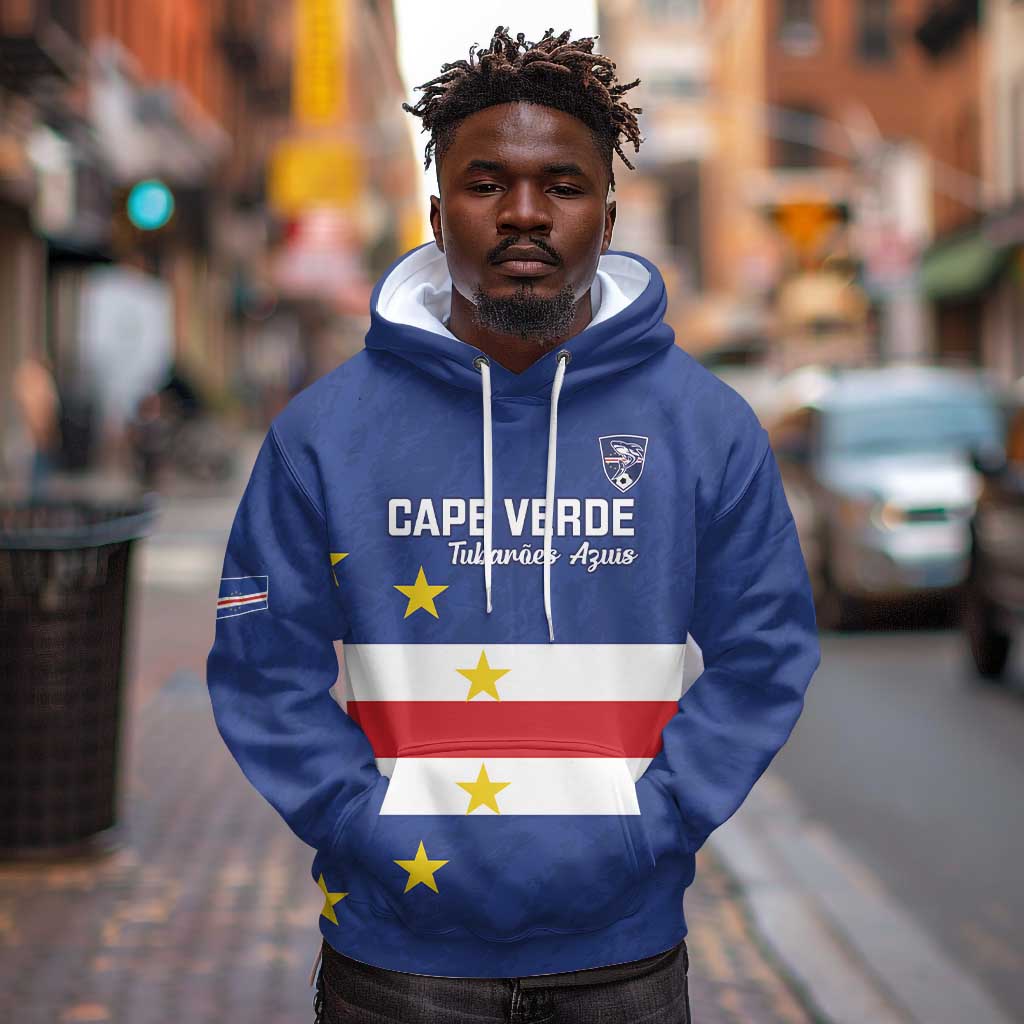 Cape Verde Football Go Champion Custom Hoodie Sporty Style - African Pride