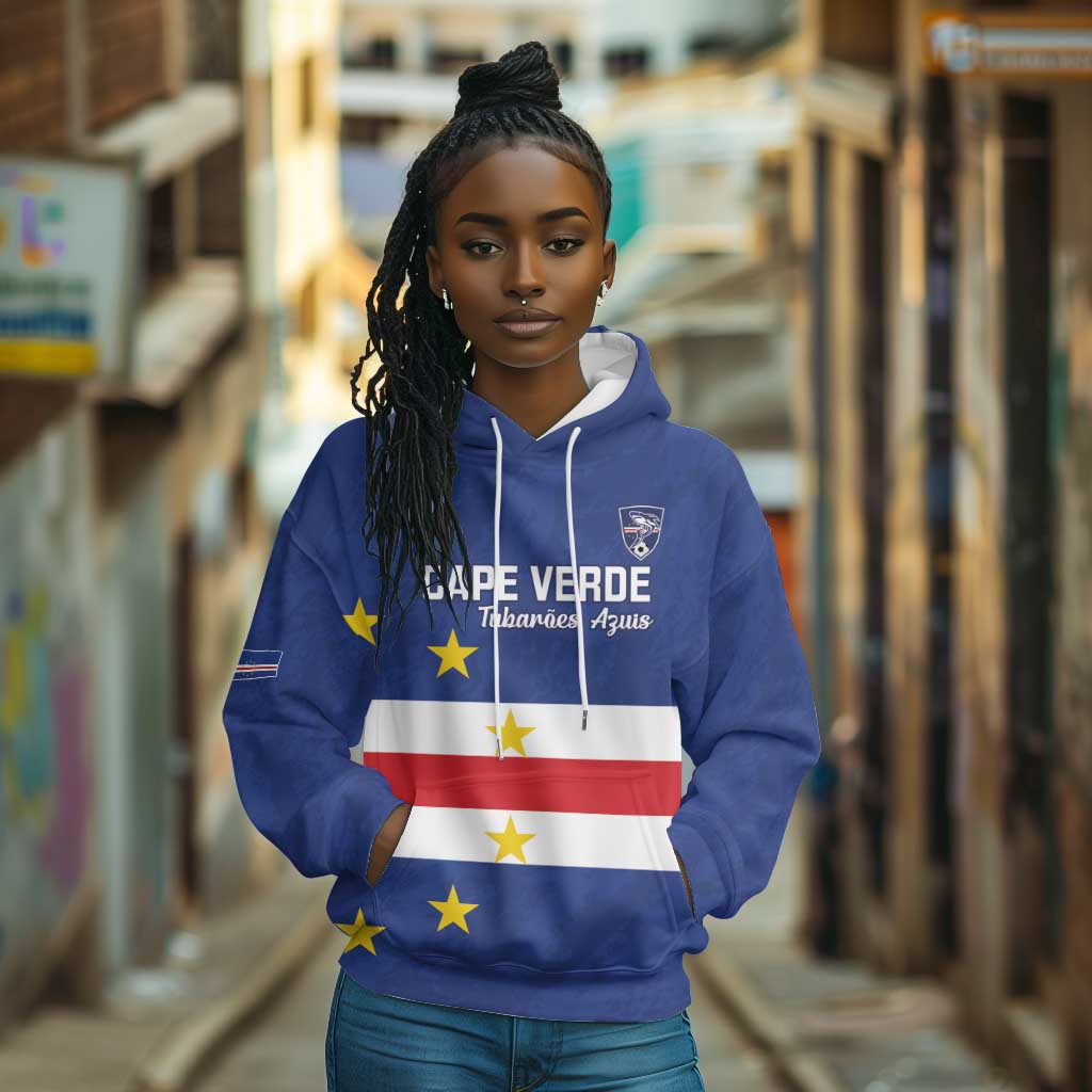 Cape Verde Football Go Champion Custom Hoodie Sporty Style - African Pride
