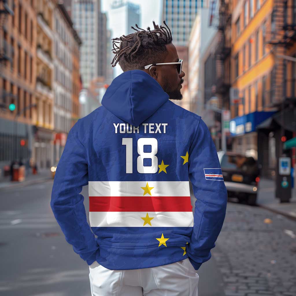 Cape Verde Football Go Champion Custom Hoodie Sporty Style - African Pride
