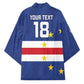 Cape Verde Football Go Champion Custom Kimono Sporty Style